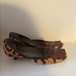 Valentino Garavani Animal Print Ballet Shoes